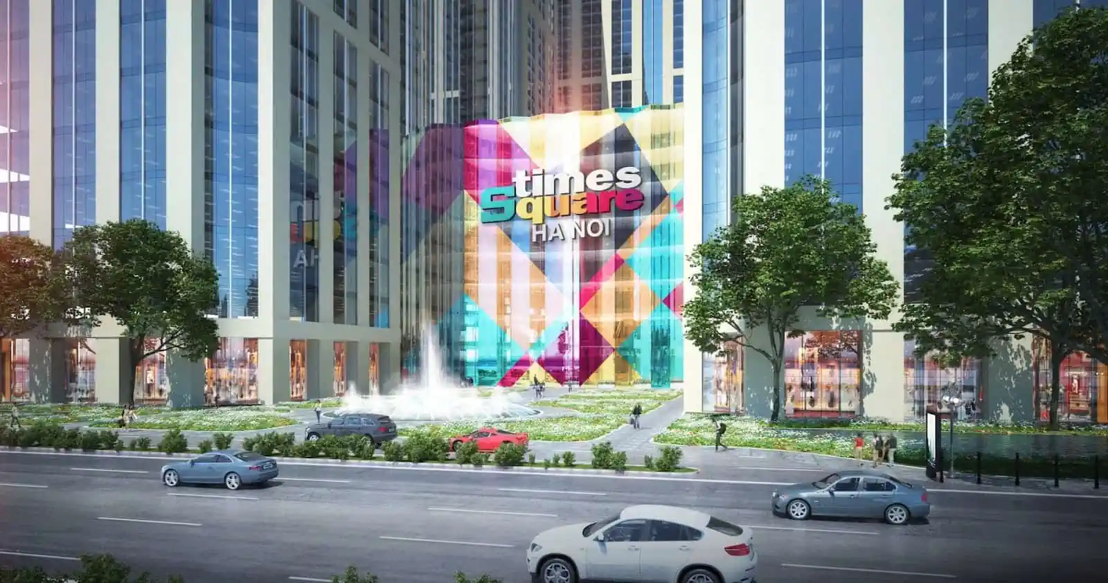 Phối cảnh minh họa Times Square Hà Nội